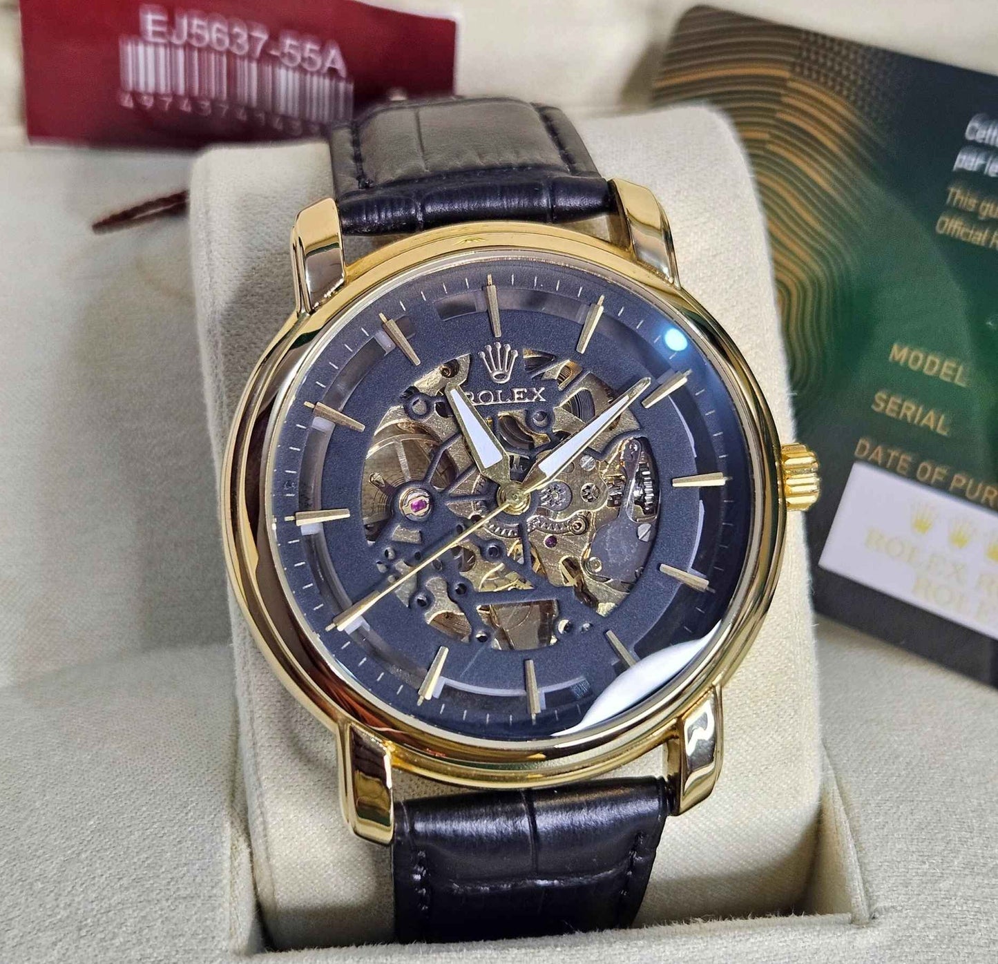 High-Quality RLX Skeleton Automatic Watch Limited Edition