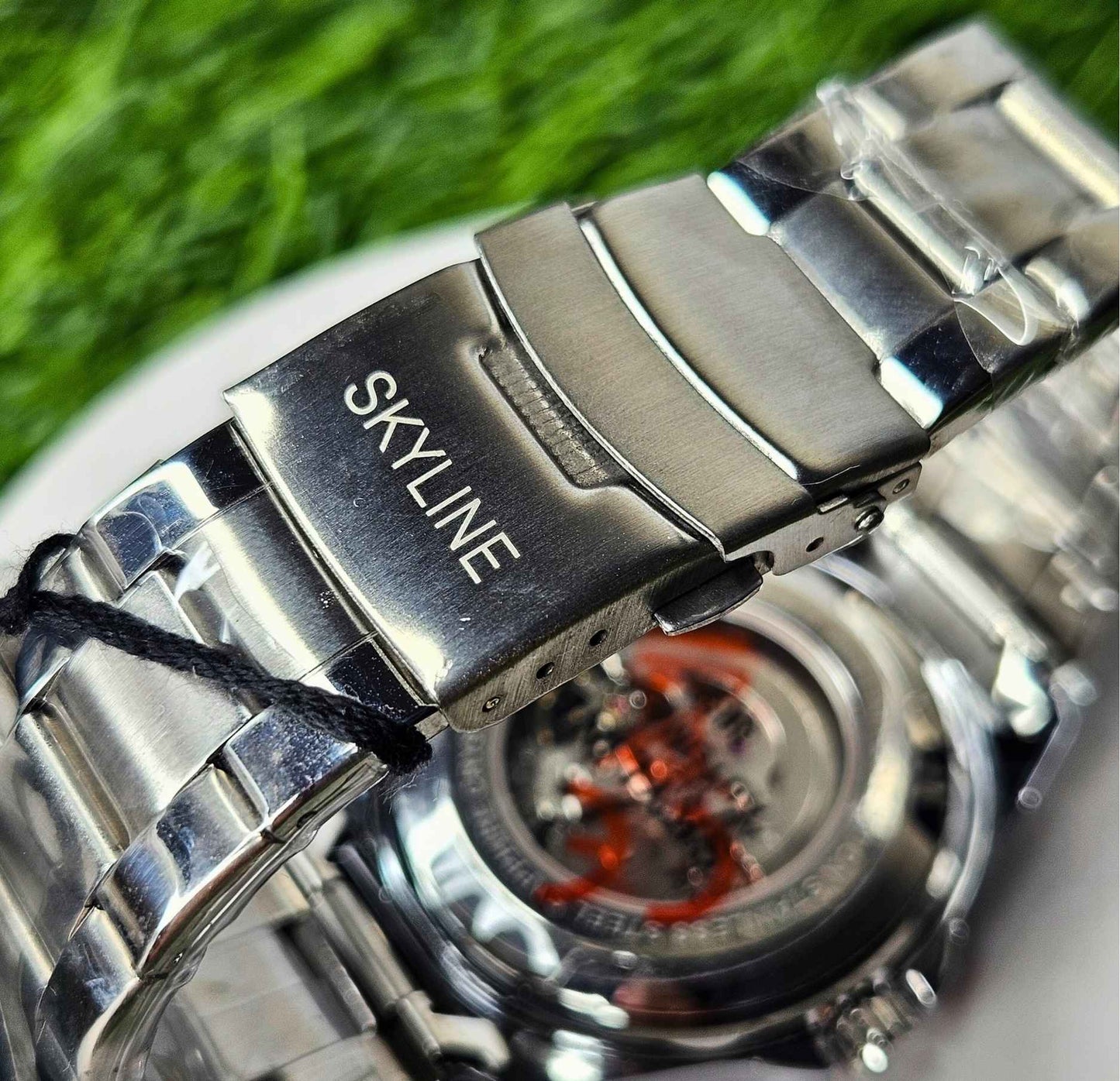 Skyline Automatic Branded Watch Stainless Steel Chain Luxury Edition