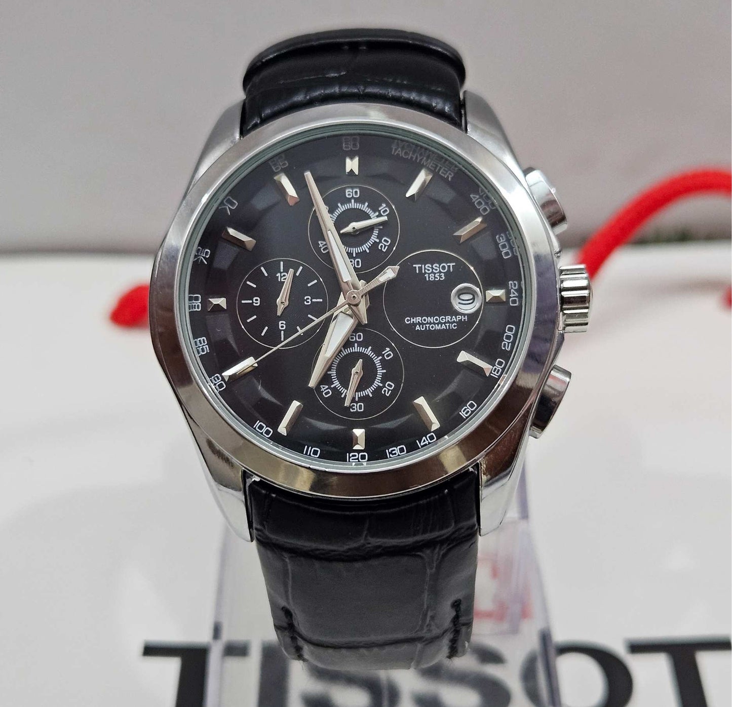 Tissot Chronograph Master Quality Luxury Watch White Dial-Edition