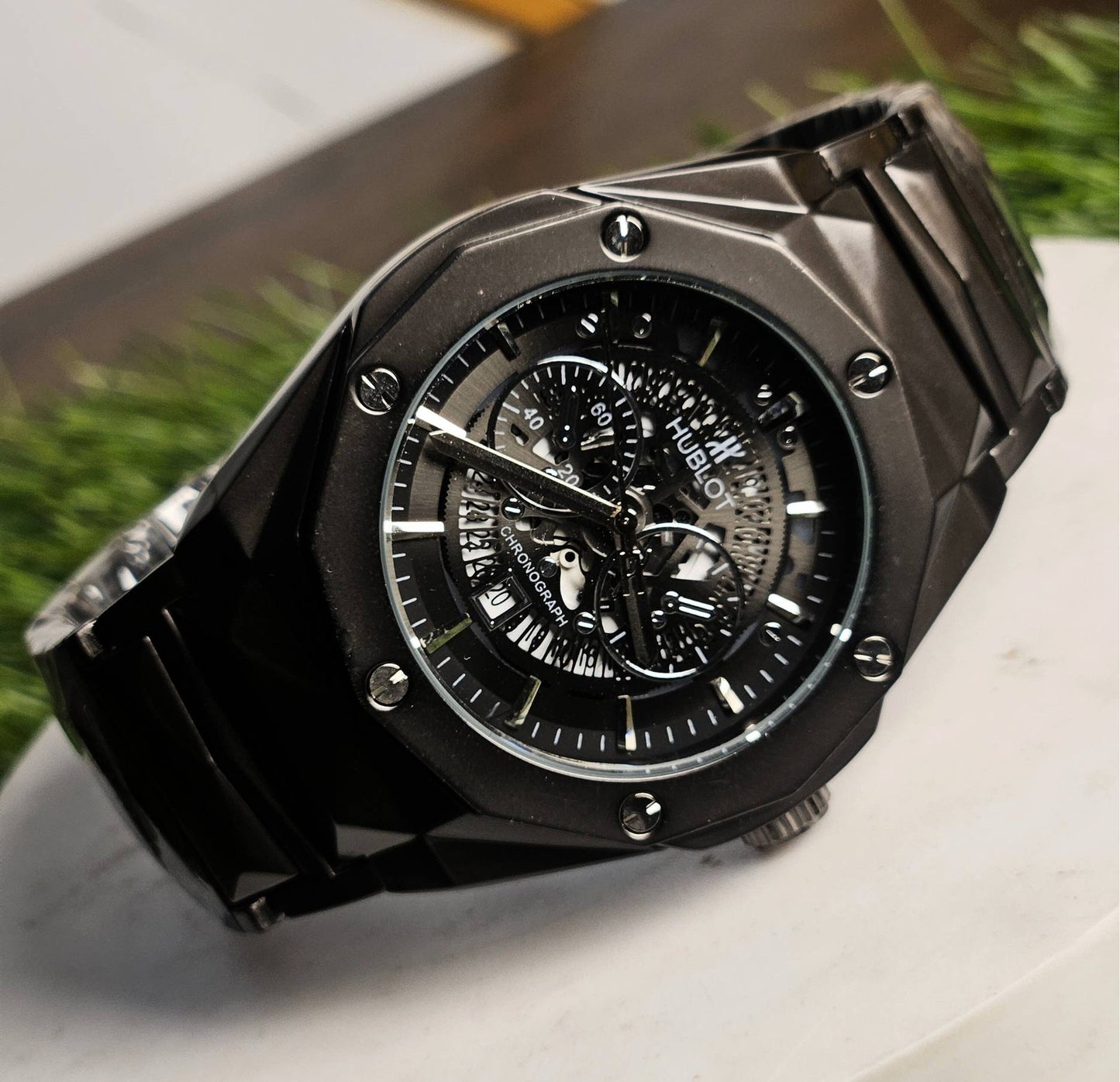 Hublot Premium Quality Diamond-Cut Skeleton Luxury Edition
