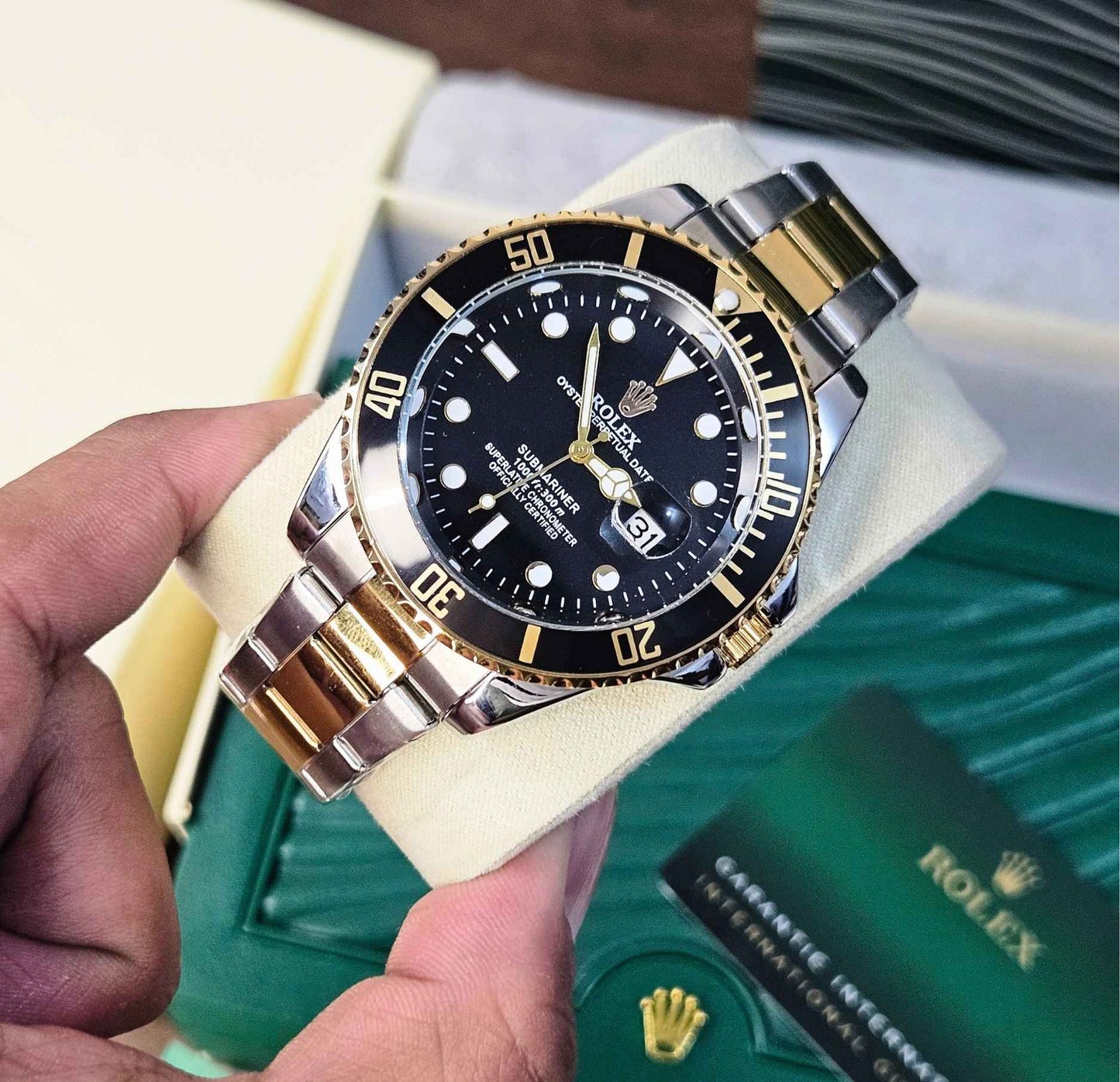RLX Submariner Dual Tone 41mm (Date Just) AAA Luxury Edition