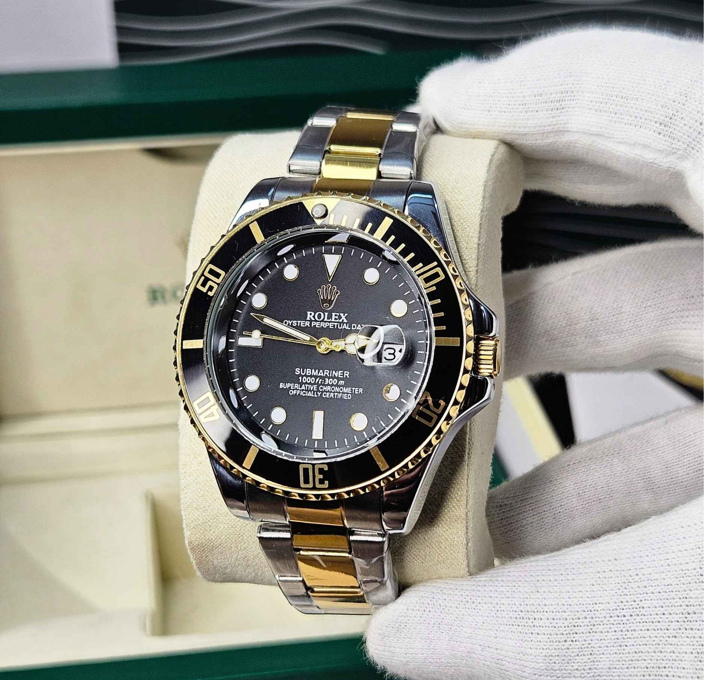 RLX Submariner Dual Tone 41mm (Date Just) AAA Luxury Edition