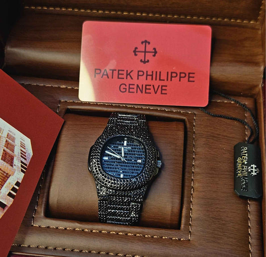 Patek Philippe Iced-toned Masterpiece Premium Quality Black Edition