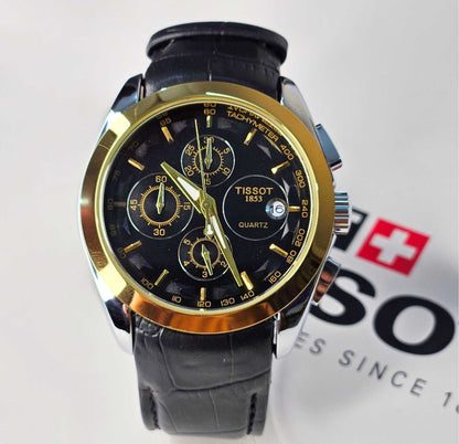 Tissot Chronograph Master Quality Luxury Watch White Dial-Edition
