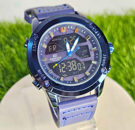 Edifice Casio EC-542197 Branded Chronograph Watch – Blue Edition