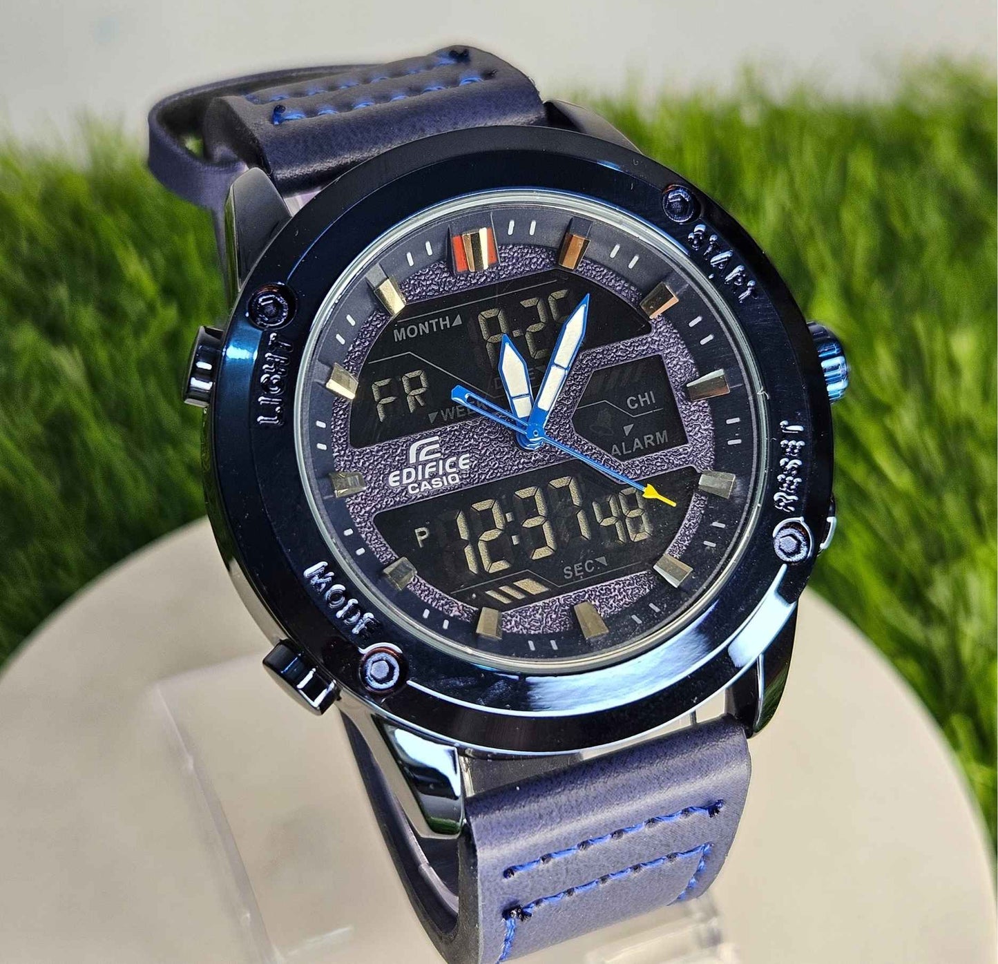 Edifice Casio EC-542197 Branded Chronograph Watch – Blue Edition