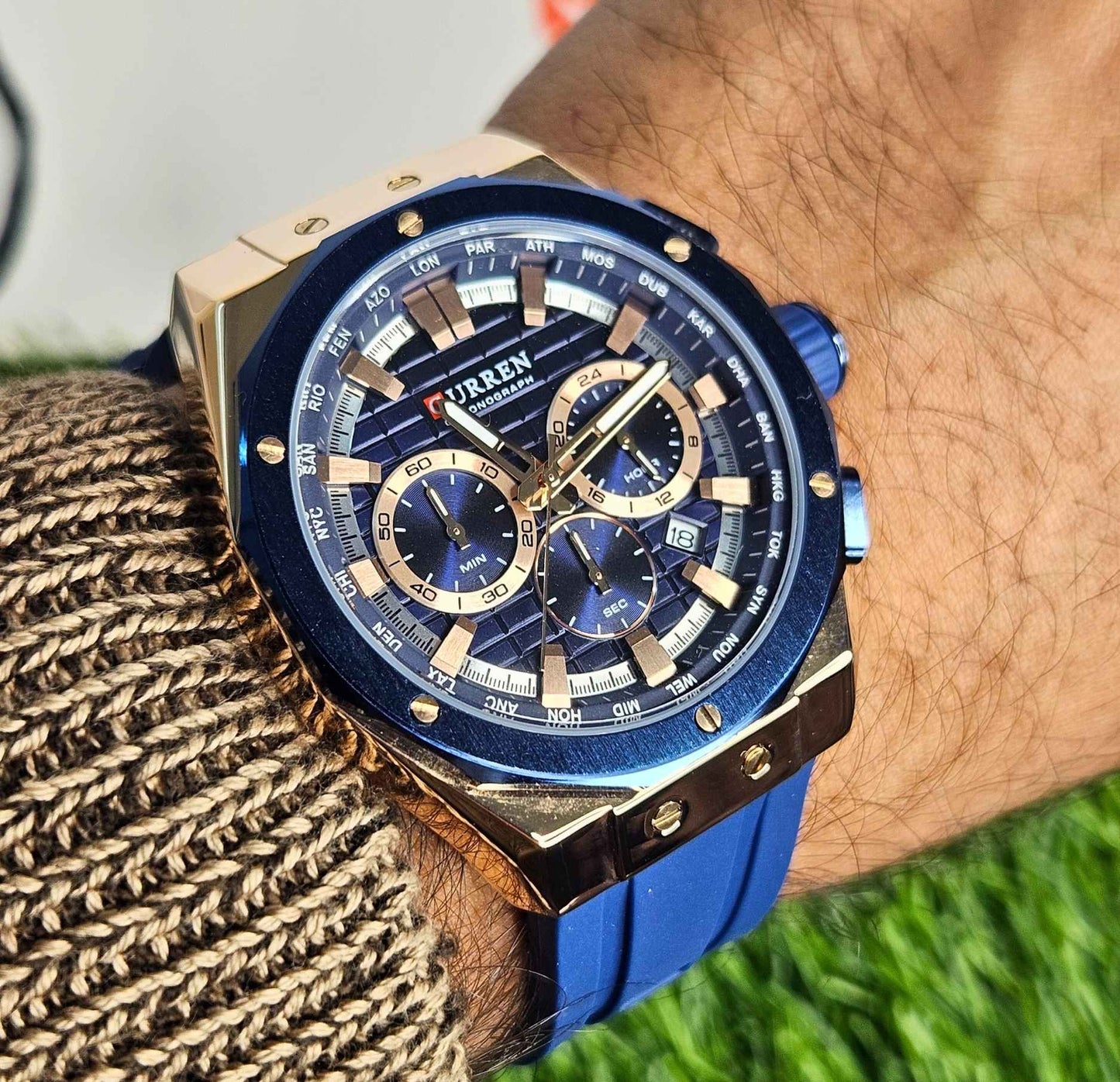 CURREN Chronograph Original Branded Luxury Watch Edition