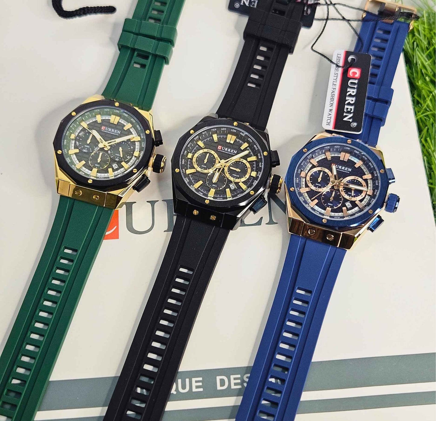 CURREN Chronograph Original Branded Luxury Watch