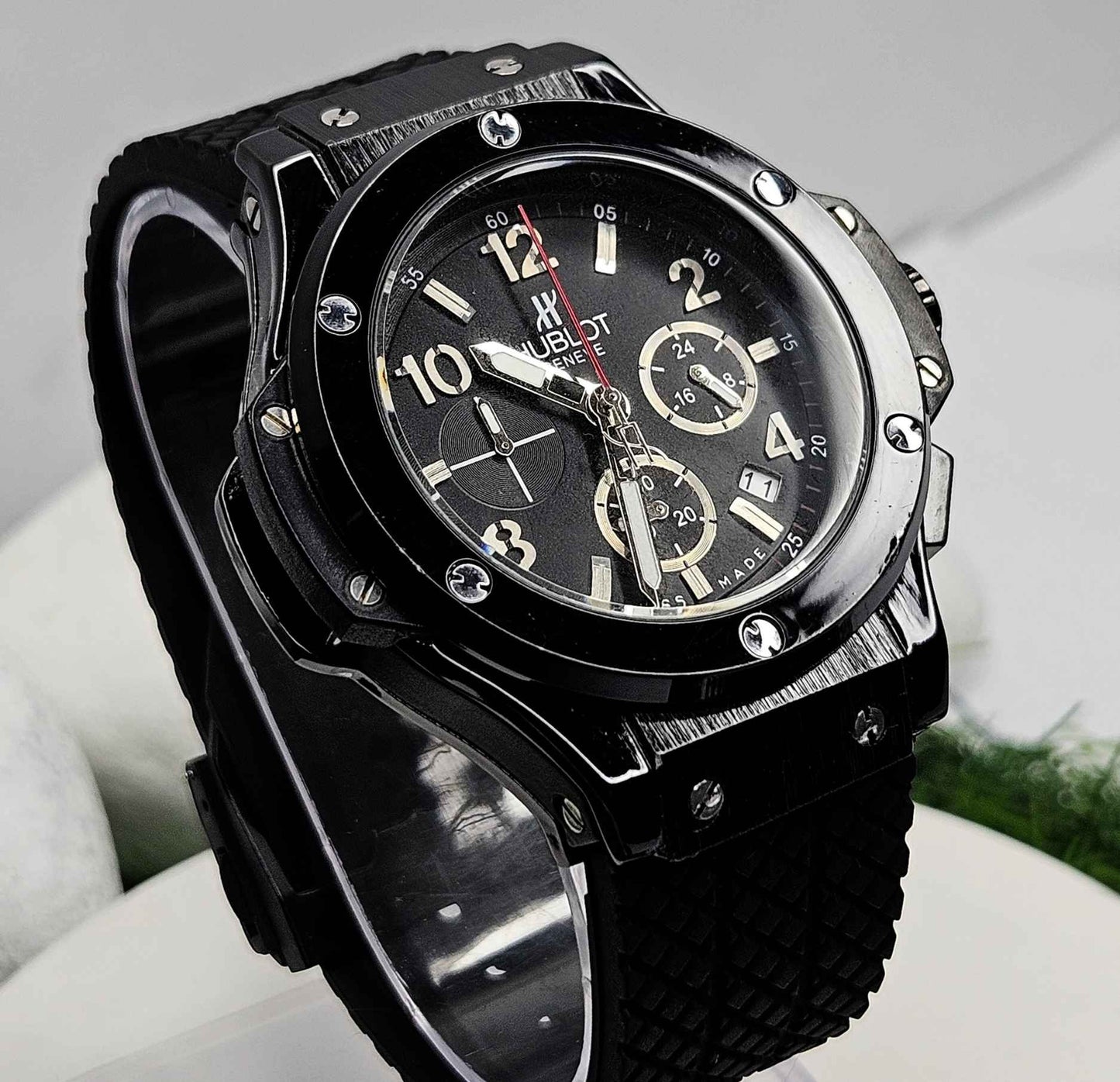Hublot Genève Chronograph 44mm HUB4100 Branded Luxury Watch