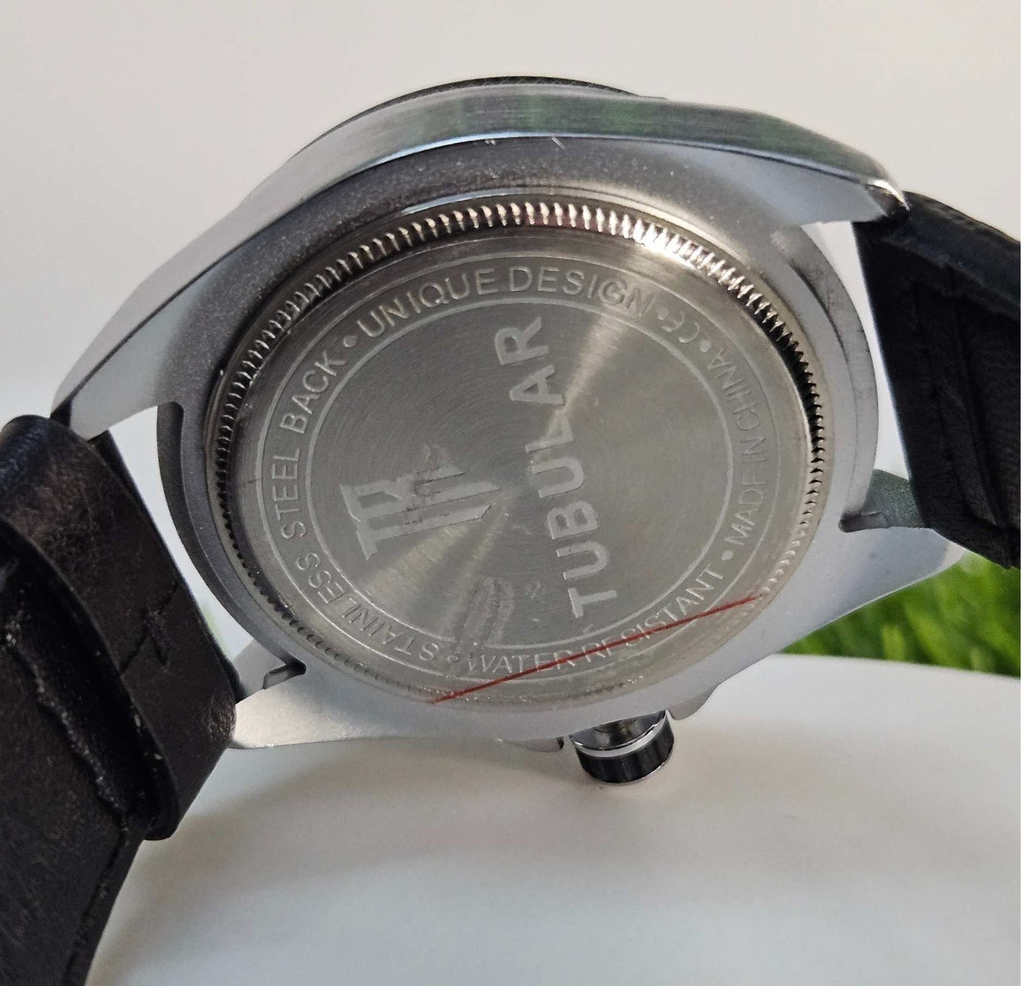Tubular TB-849721 Branded Luxury Watch with Sub-Second Display Black-Edition