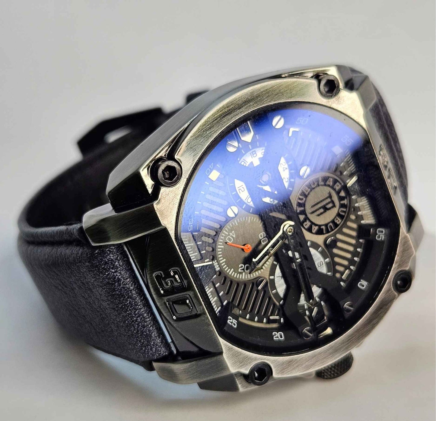 Tubular TB-200988 Branded Luxury Watch with a Sub-Second Display