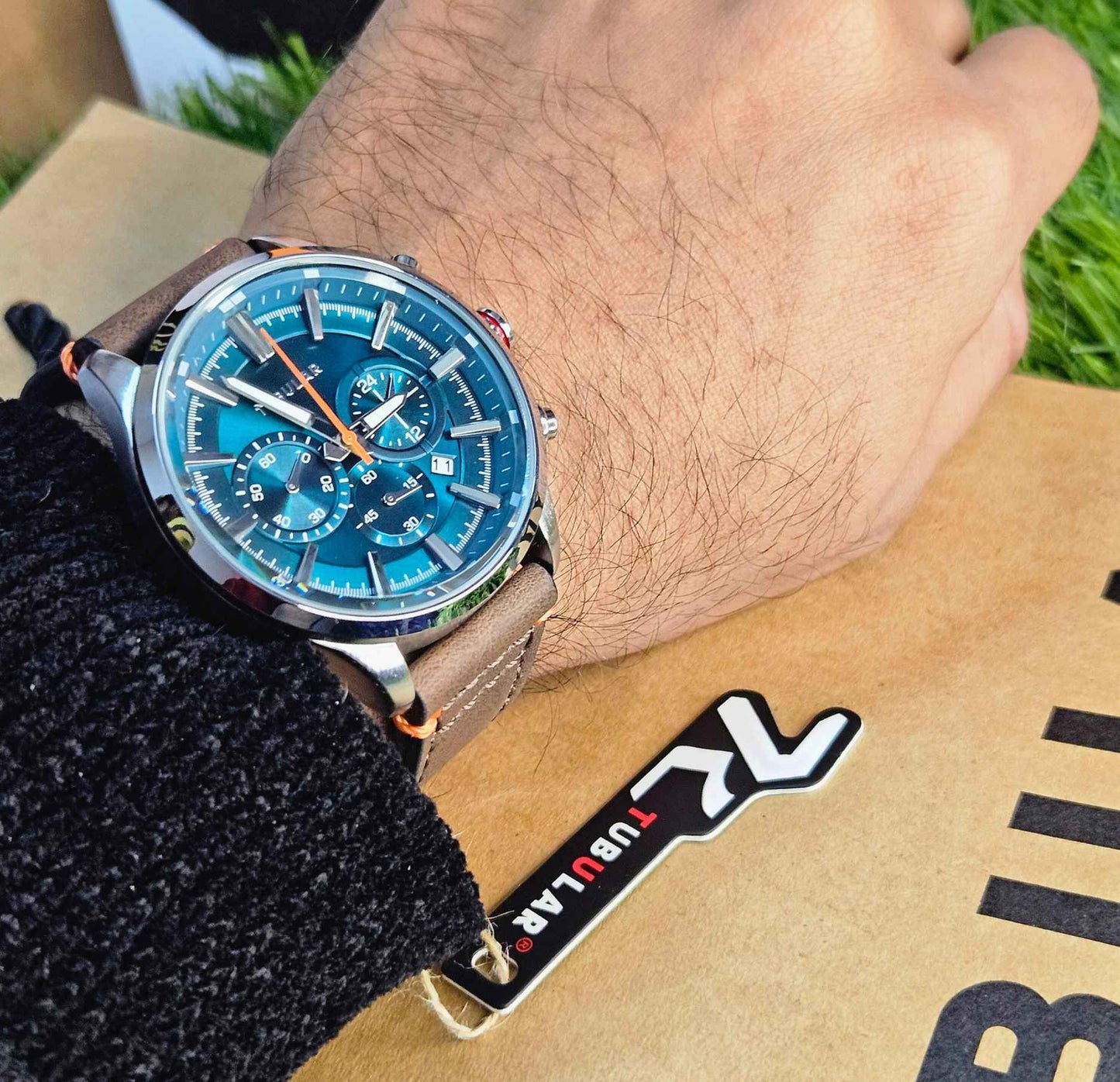 Tubular Chronograph TB-1745240 – Branded Watch with Unique Design & Color