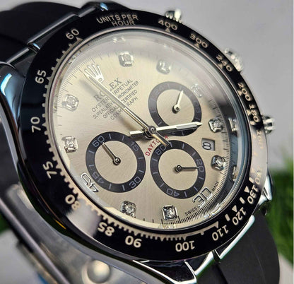Rolex Cosmograph Daytona Chronograph (Masterpiece) Quality Luxury Silver Edition