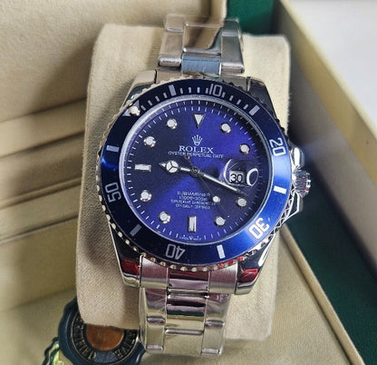 Rolex Submariner Date Just - Stainless Steel Blue Dial Edition