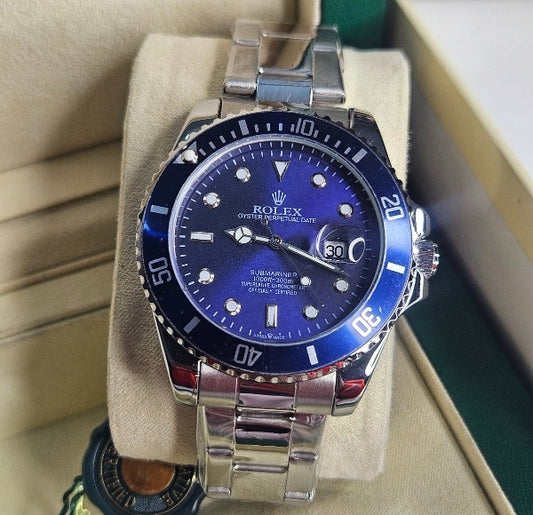 Rolex Submariner Date Just - Stainless Steel Blue Dial Edition