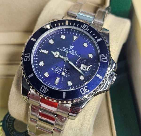 Rolex Submariner Date Just - Stainless Steel Blue Dial Edition