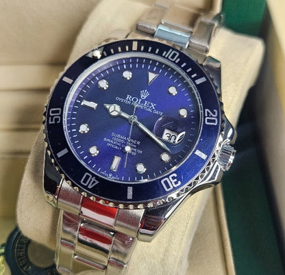 Rolex Submariner Date Just - Stainless Steel Blue Dial Edition