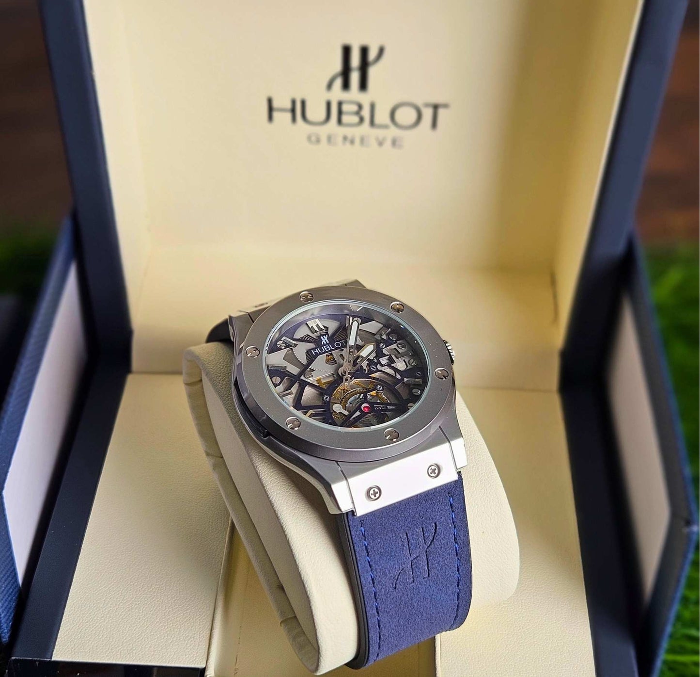 Hublot Geneve (Masterpiece) Inspired Skeleton Dial Watch Luxury Edition