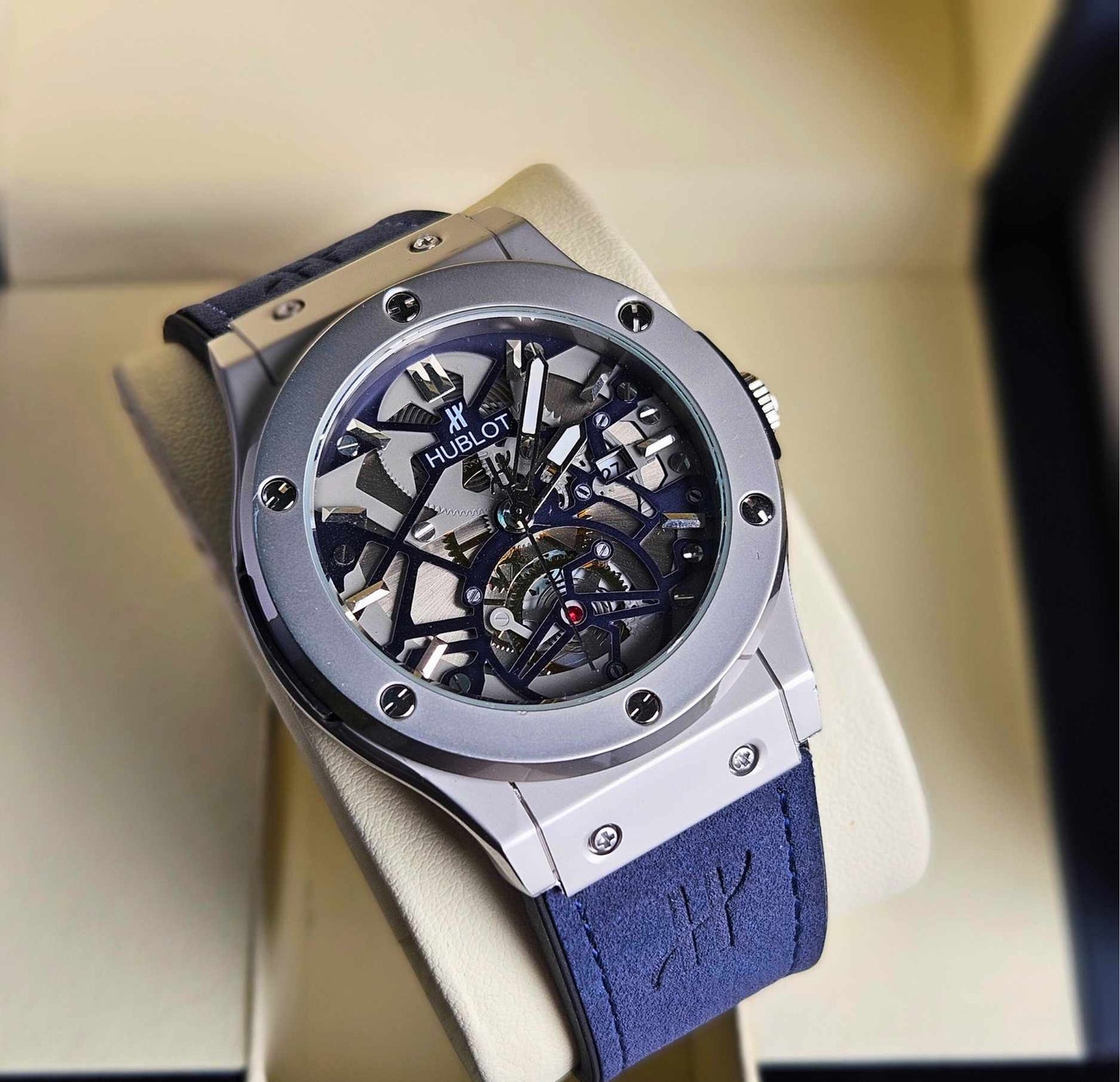 Hublot Geneve (Masterpiece) Inspired Skeleton Dial Watch Luxury Edition