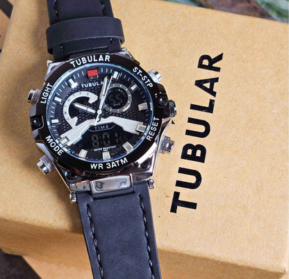 Tubular TB-54660 Branded Men's Chronograph Watch Luxury Edition (Black)