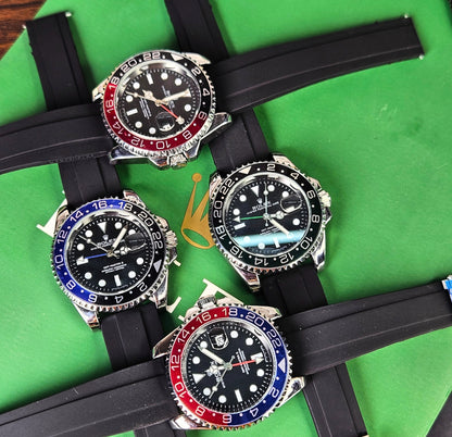 RLX GMT-Master II Pepsi Bezel – Dual Time Watch Luxury Edition