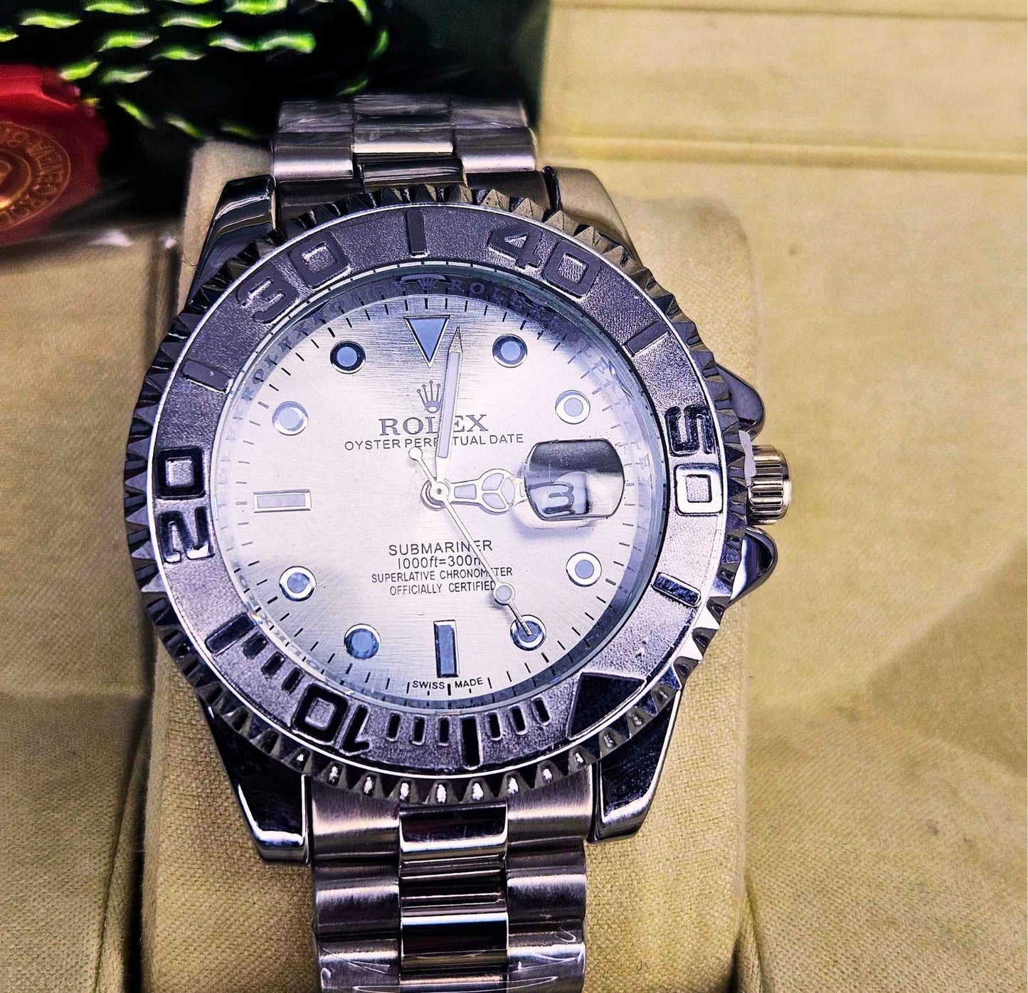 Rolex Yacht-Master 40mm 168628 Silver Dial Luxury Edition