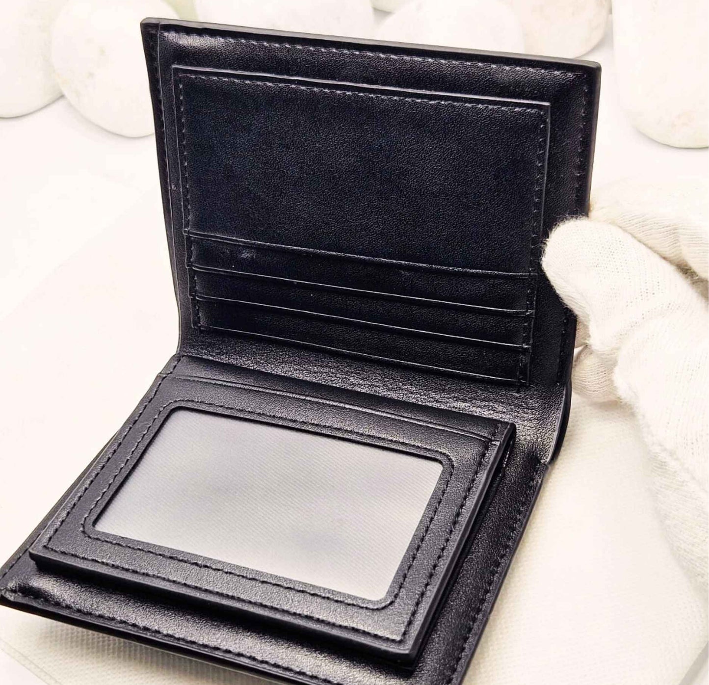 High Quality Doux Men’s Luxury Leather Wallet Black-Edition