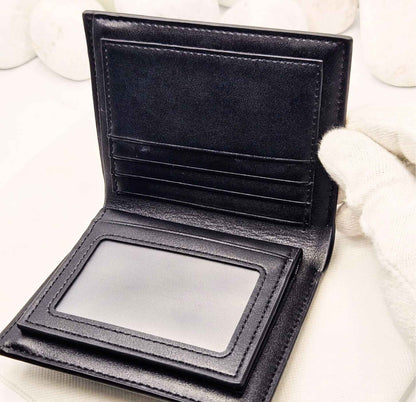 High Quality Doux Men’s Luxury Leather Wallet Black-Edition