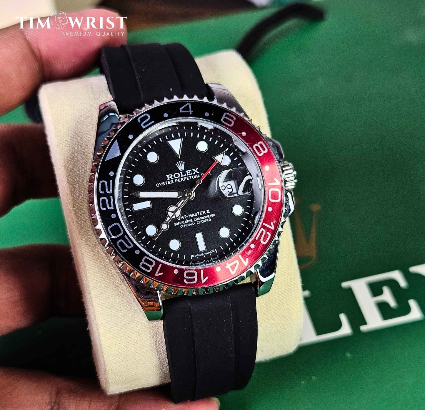 RLX GMT-Master II Pepsi Bezel – Dual Time Watch Luxury Edition