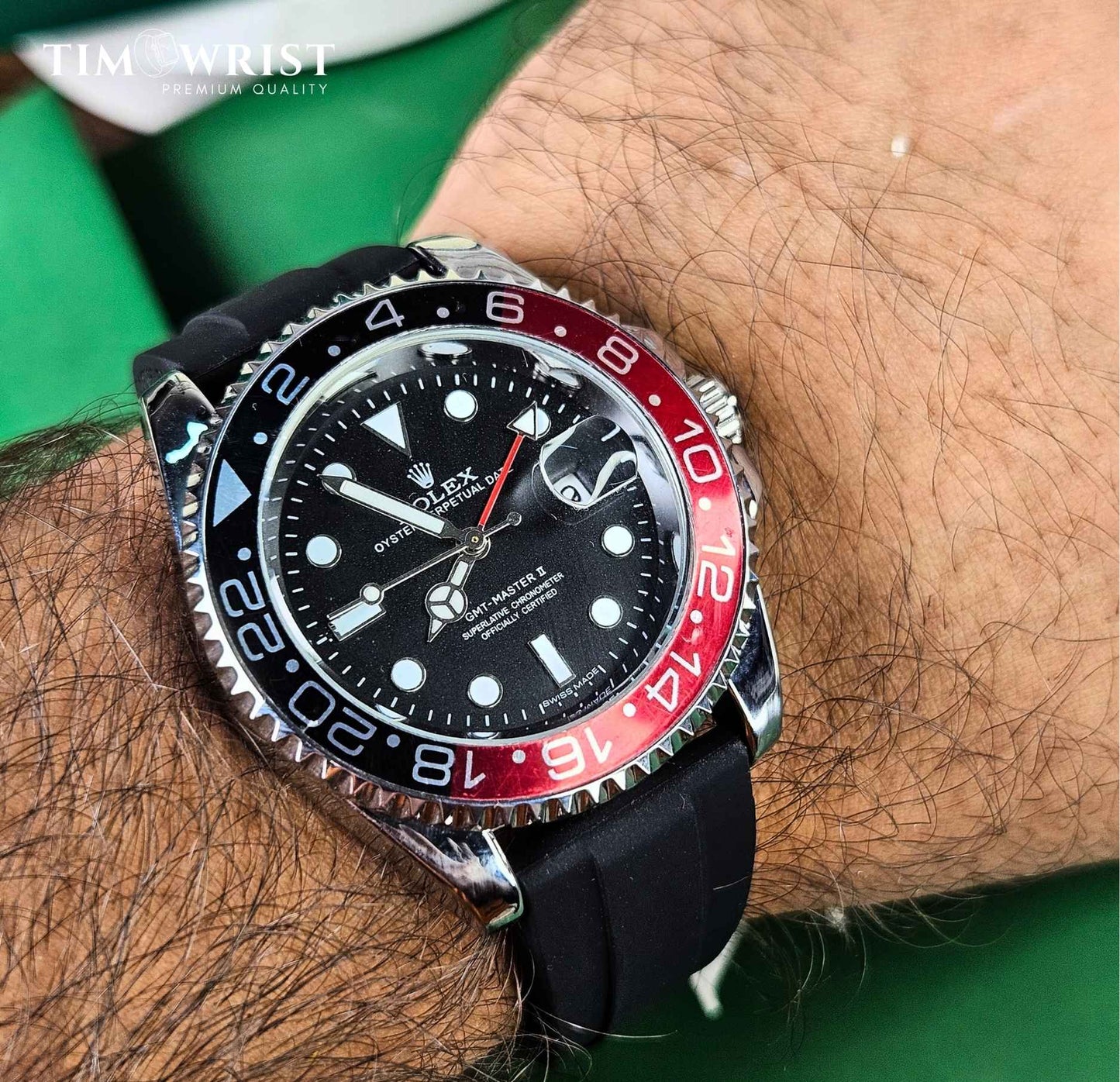 RLX GMT-Master II Pepsi Bezel – Dual Time Watch Luxury Edition