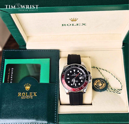 RLX GMT-Master II Pepsi Bezel – Dual Time Watch Luxury Edition