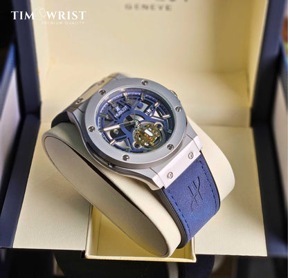 Hublot Geneve (Masterpiece) Inspired Skeleton Dial Watch Limited Edition