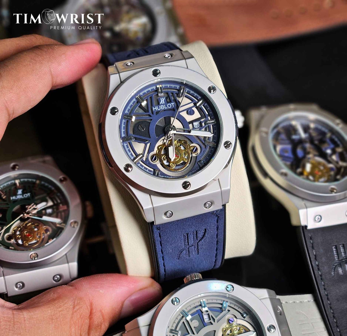 Hublot Geneve (Masterpiece) Inspired Skeleton Dial Watch Limited Edition