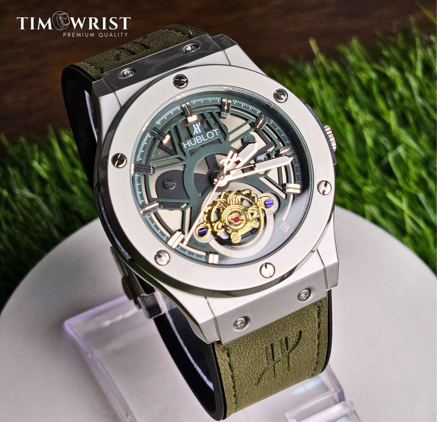 Hublot Geneve (Masterpiece) Inspired Skeleton Dial Watch Limited Edition