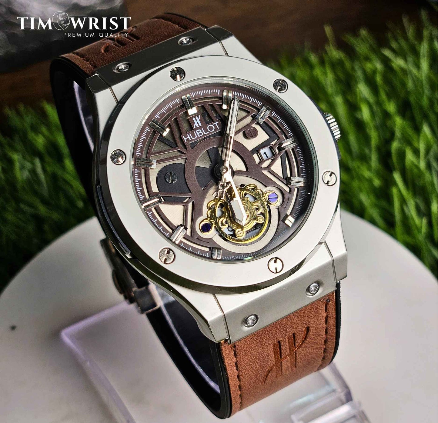 Hublot Geneve (Masterpiece) Inspired Skeleton Dial Watch Limited Edition