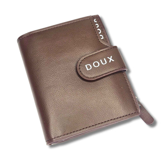 Doux Men’s Luxury Leather Wallet with Extra Card Slots