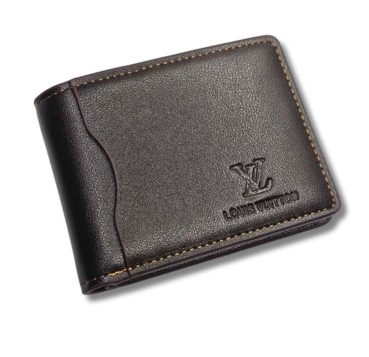 LOUIS VUITTON Premium Quality Leather Wallet - Brown