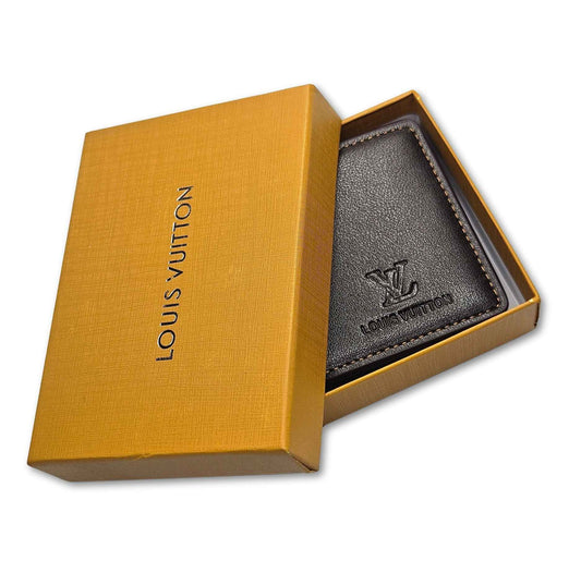 LOUIS VUITTON Premium Quality Leather Wallet - Brown