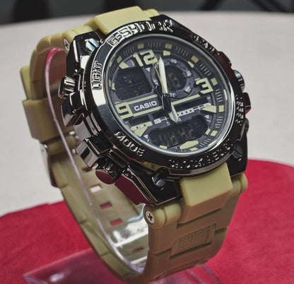 Men's Casio (Masterpiece) Sports Fashion Watch with a Metallic Dial