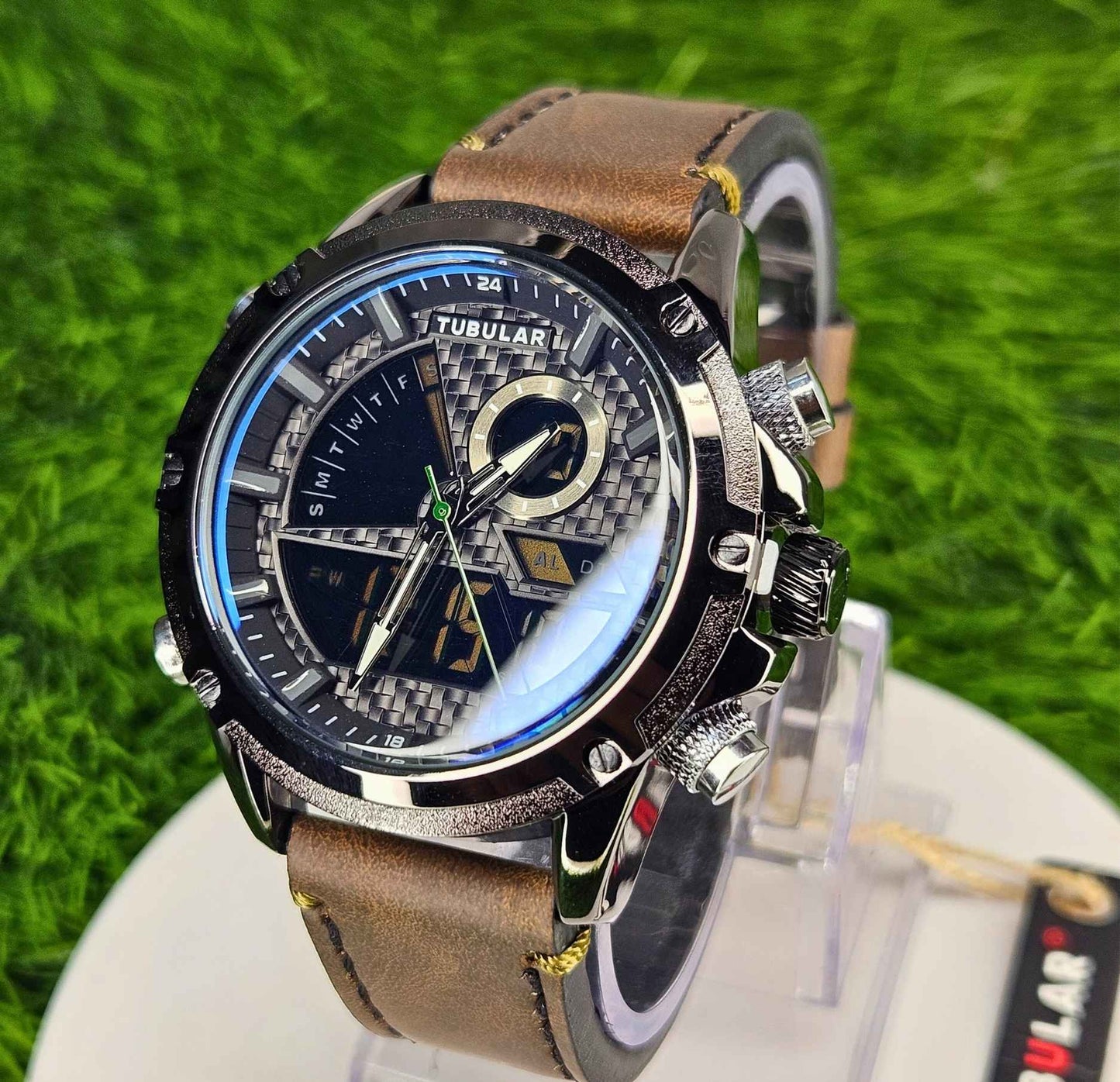Tubular TB-8765876 Branded Men's Luxury Chronograph Watch Edition